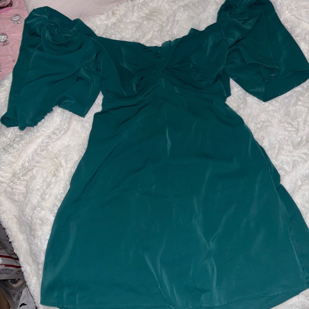 Abercrombie & Fitch Teal Mini Dress